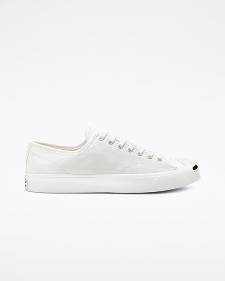 Tenisky Nizke Converse Jack Purcell Platene Panske Biele Čierne | SK NJDFG9